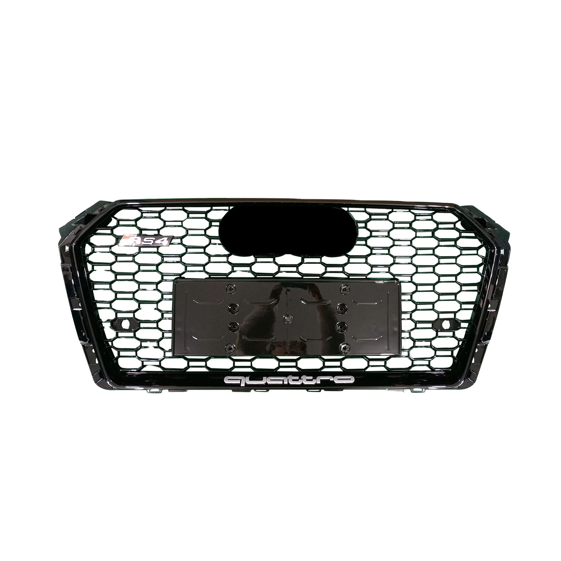 Honeycomb ABS Plastic Black Mesh Grilles for audis A4 B9 Rs4 Grill 2017 2018 2019 2020 RS4 Grille