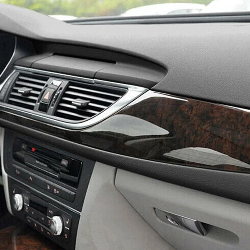 Auto Sticker 30*100CM Sheet Black Interior Trim Wrap Good toughness Leather Texture Useful Accessories  Auto Sticker
