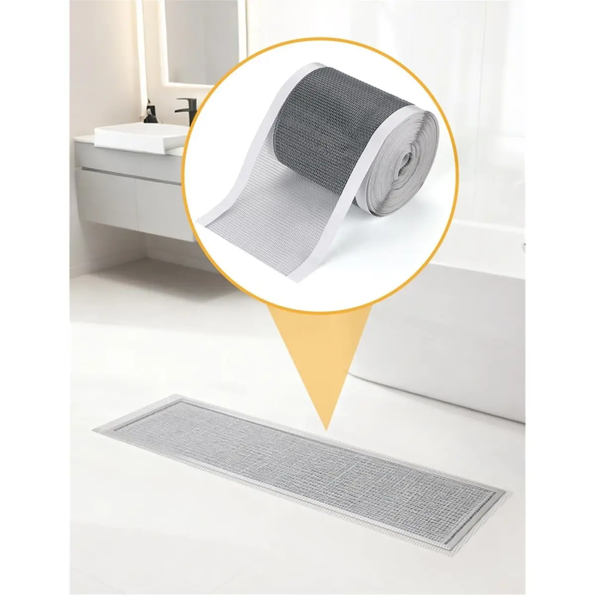 Coletor descartável do cabelo do dreno da chuveiro de 2 pacotes com ferramenta da remoção, adesivos autoadesivos das tampas do dreno do assoalho para o hotel em casa