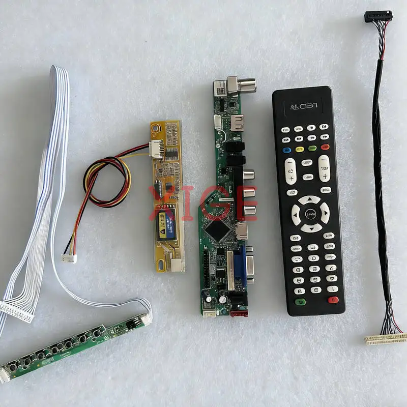 

Плата контроллера привода экрана подходит для B133EW01 LP133WX1 LTN133AT01 LTN133W1 USB + AV + VGA + HDMI 1280x800 1280*800 30-контактный комплект LVDS 1-CCFL