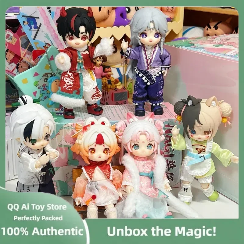 

Genuine Nagi Blind Box 4.0 Fourth Generation Xiaoyao Series Movable Doll 12 Points Trendy Toy Figurine Surprise Collection Gifts