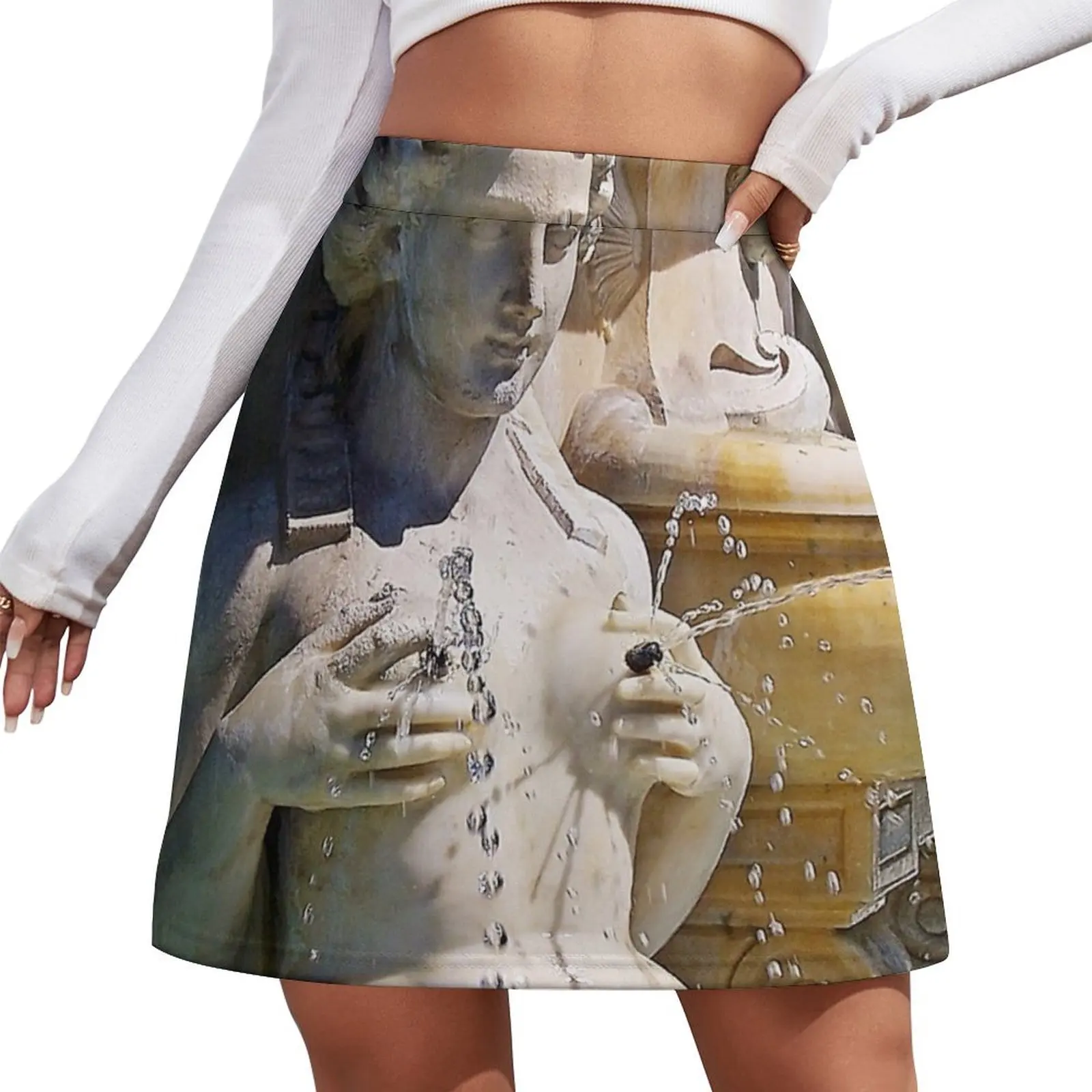 

Beautiful Fountain Expressions Mini Skirt women's summer dress 2026 sexy short mini skirts luxury evening dresses 2026