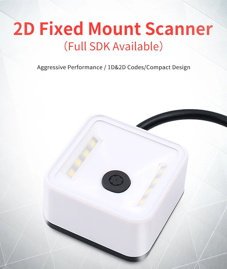 2D Fixed Mount QR Scanner Module Kiosk Access Control EP7000 Wiegand Scanner Mini Scanner Module