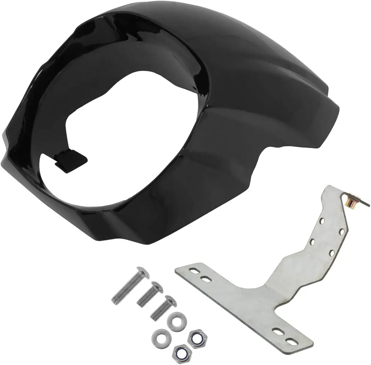 Motorcycle Matte Black Headlight Fairing Cover For Harley Softail Breakout FXBR FXBRS 2018-2023