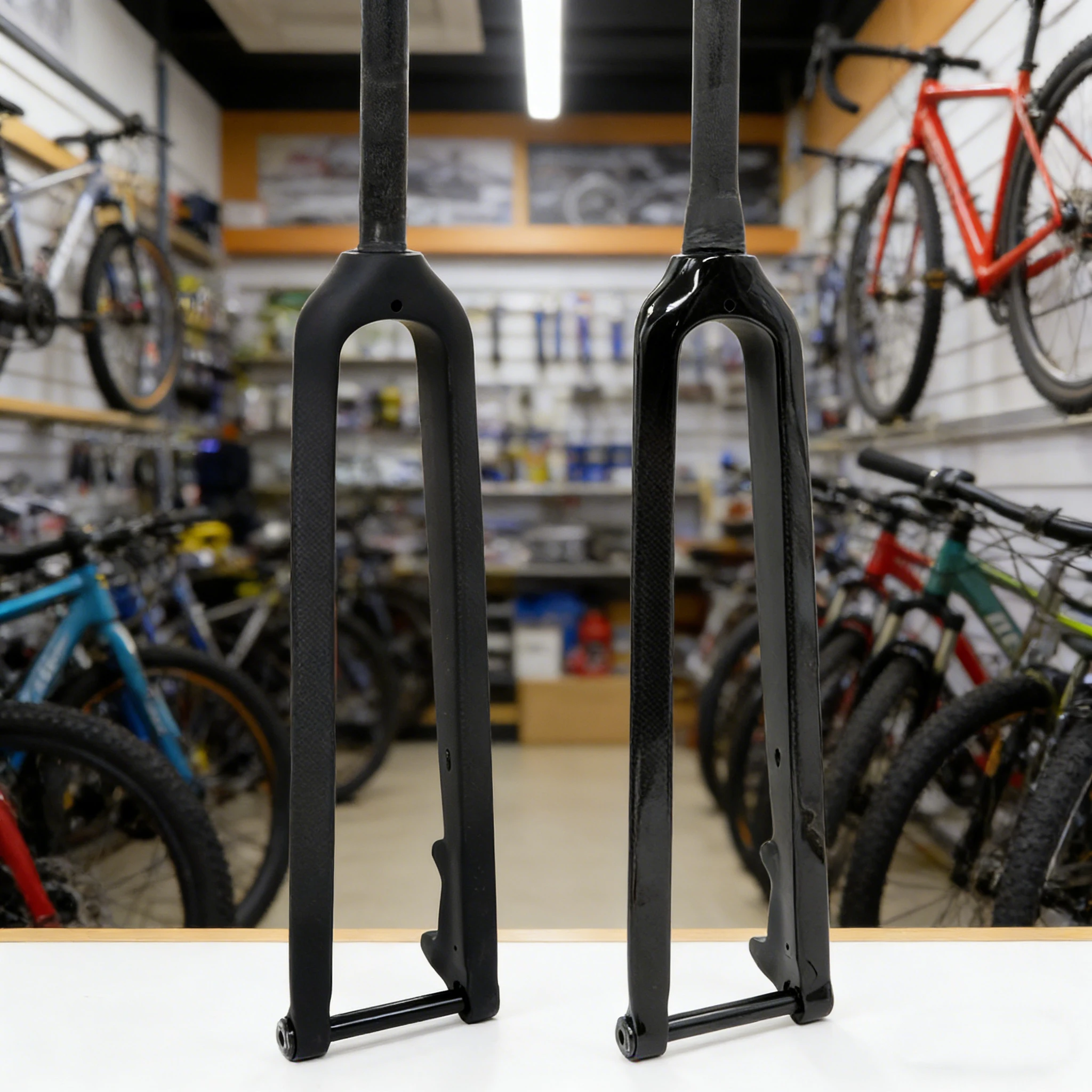 

Велосипедная вилка ODINZEUS из карбона 26/27.5/29 дюймов, жесткая вилка для горного велосипеда, дисковый/колесный тормоз, сквозная ось 15*100 мм, прямая/коническая ось.