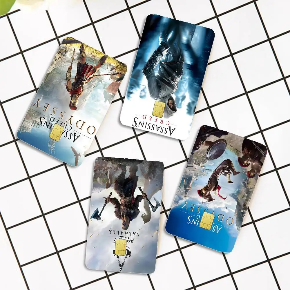 

Game A-Assassin S C-Creed Diy Credit Debit Card Sticker Party Sticker Decoration Waterproof Small Chip Card Skin Sticker