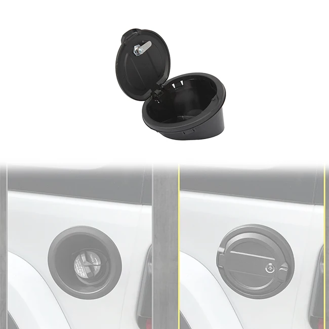 

Крышка топливного бака с замком для Wrangler JL 2018+, черная, высокое качество, простая установка, новая