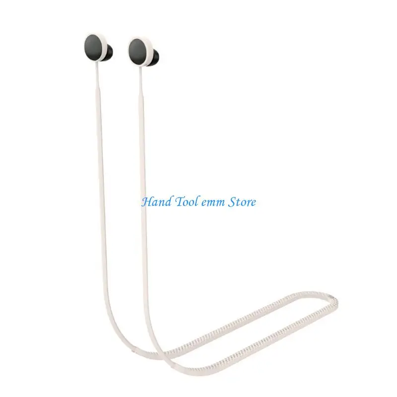 

H37F Washable Soft Earphone Tether Cord Antilost Around Neck Lanyard Strap for Buds 2