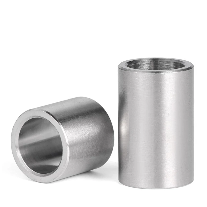 1-5 pces m15 m16 m17 m18 m20 304 bucha de aço inoxidável arruela junta não rosqueada redonda oca impasse espaçador manga od 17-30mm