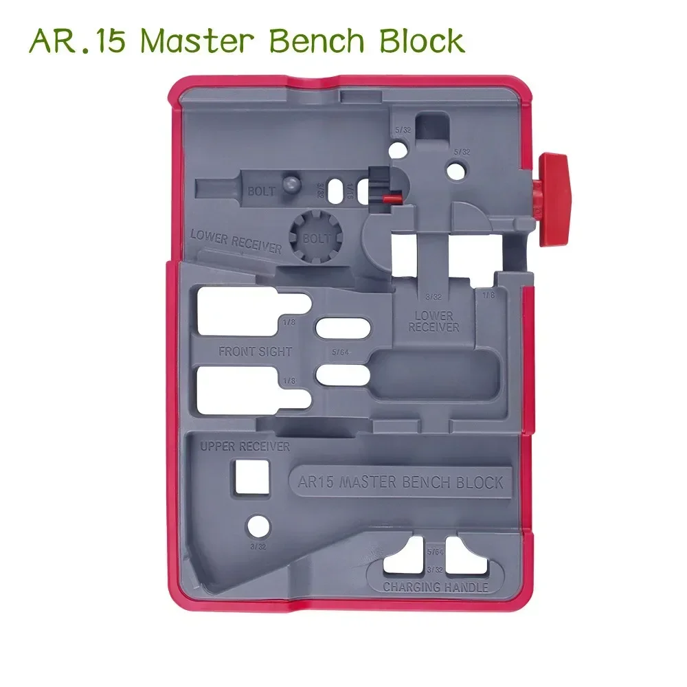 แท่นวางปืนของเล่น AR15 Master Bench Block โครงสร้างแข็งแกร่งพิเศษ พร้อมเครื่องมือซ่อม AR-15  ฐานวางพร้อมแม่เหล็ก 4 จุด พื้นผิวกันลื่น แข็งแรง