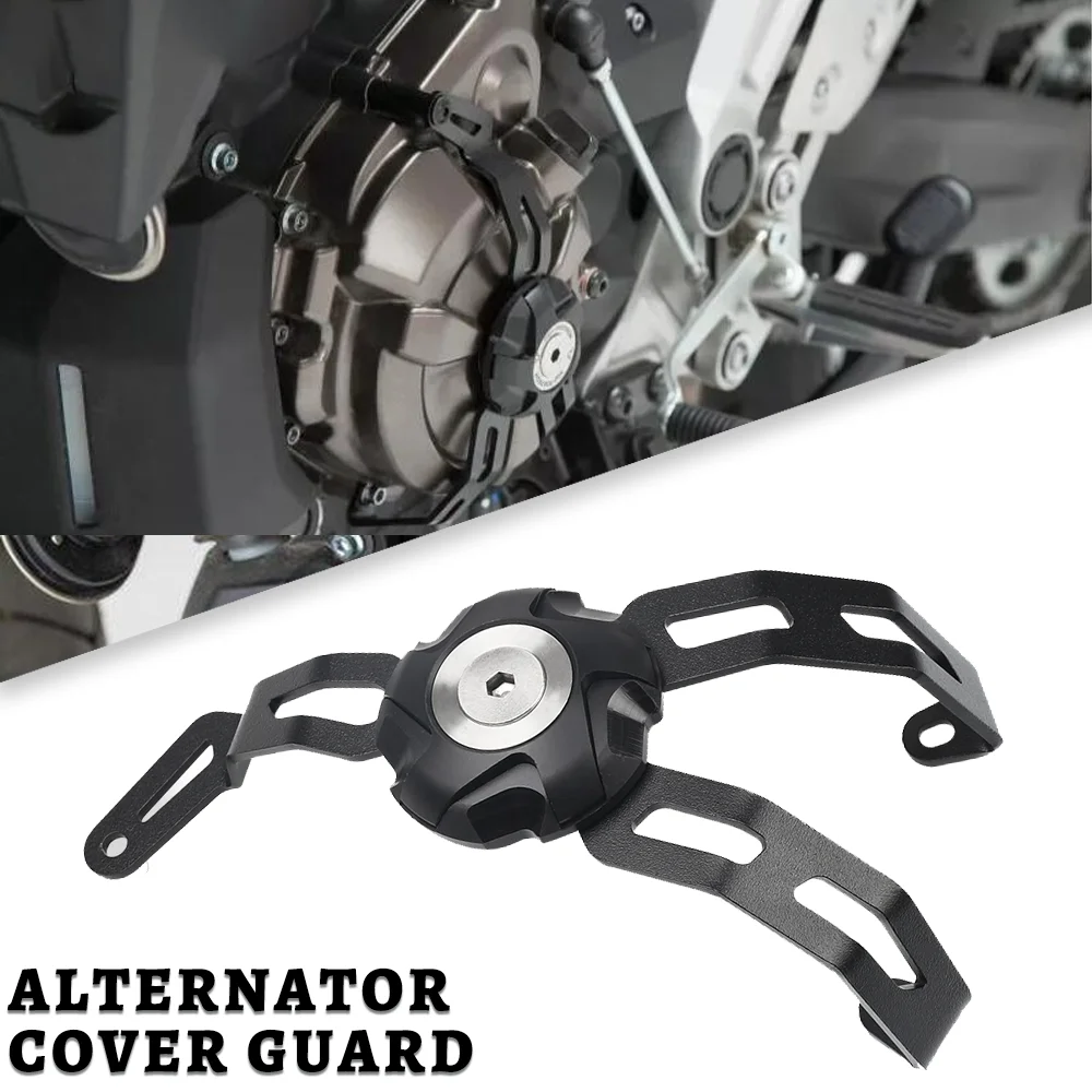 

Motorcycle Black Aluminum Alternator Engine Insulation Protection Guard Cover For YAMAHA MT07 MT-07 MT 07 RM04 2014 2015 2016