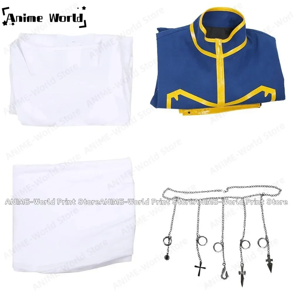 《Custom Size》Kurapika Juvenile Top Skirt Outfits Halloween Carnival Costume Cosplay Party Christmas Halloween Any Size