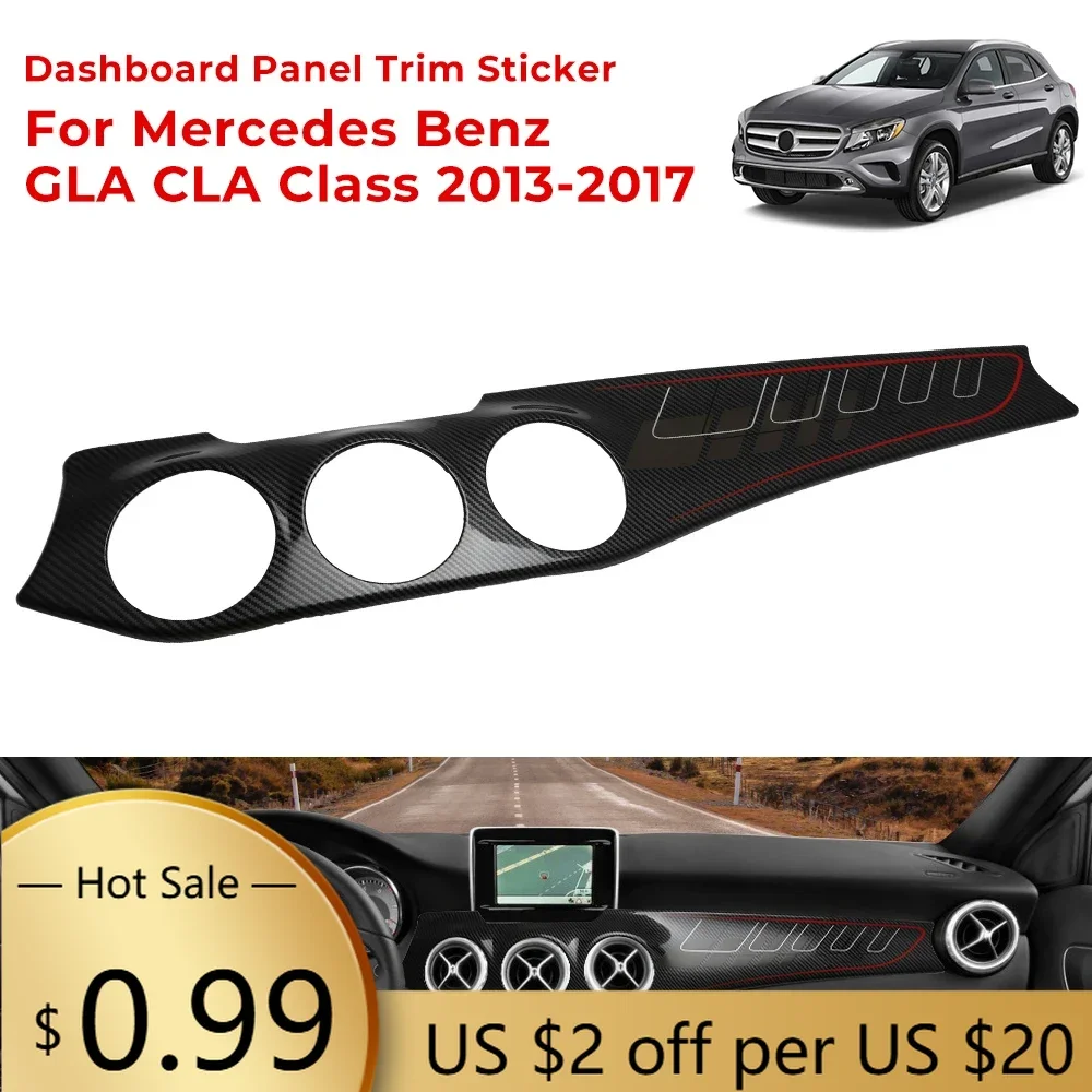 

Steering Covers Car Center Dashboard Air Condition Outlet Panel Trim Cover for Mercedes Benz GLA CLA Class 2013-2017 2014 2015