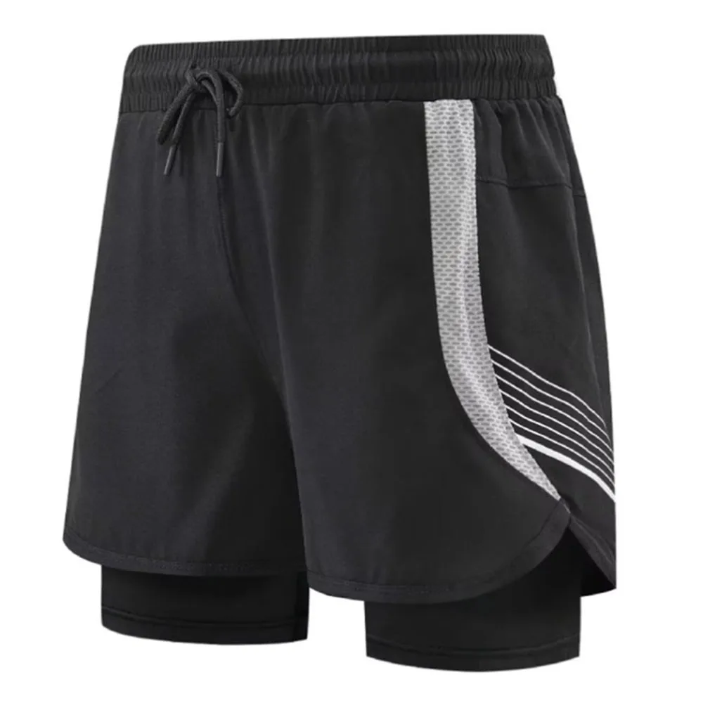 

Men's Running Shorts 2 in 1 Quick Dry Sports Shorts Athletic Training Fitness Short 2023 New in Man Gym Shorts Workout Clothes