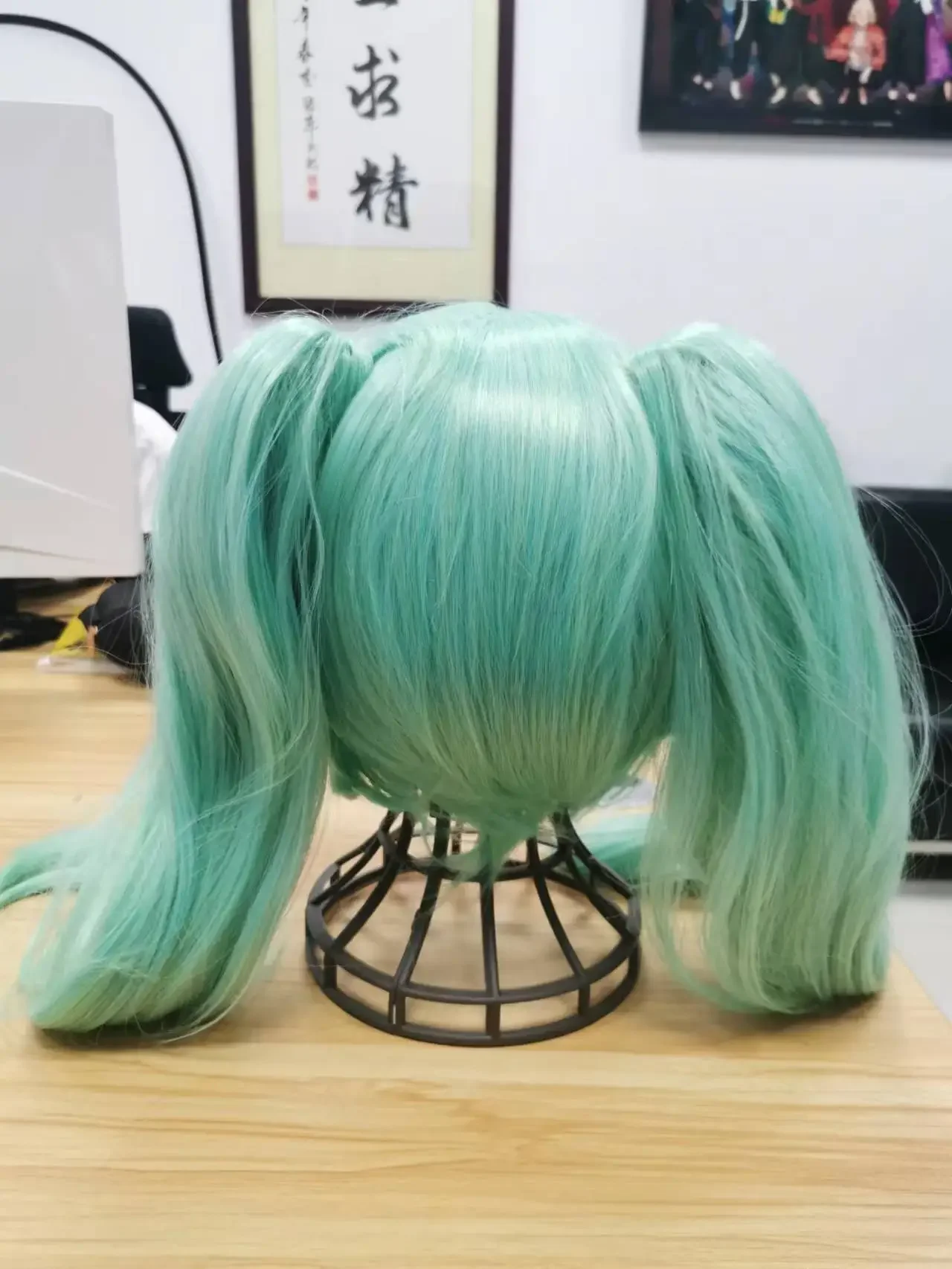 Cosplay jeu Anime Rebecca Cosplay perruque bandeau bleu clair Rose Net fibre synthétique taille réglable Halloween cadeau de noël nouveau