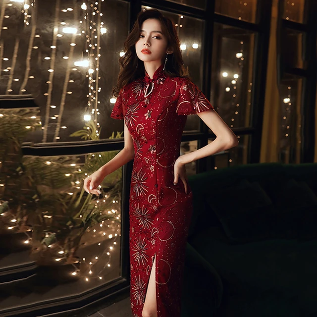 Long dress cheongsam store