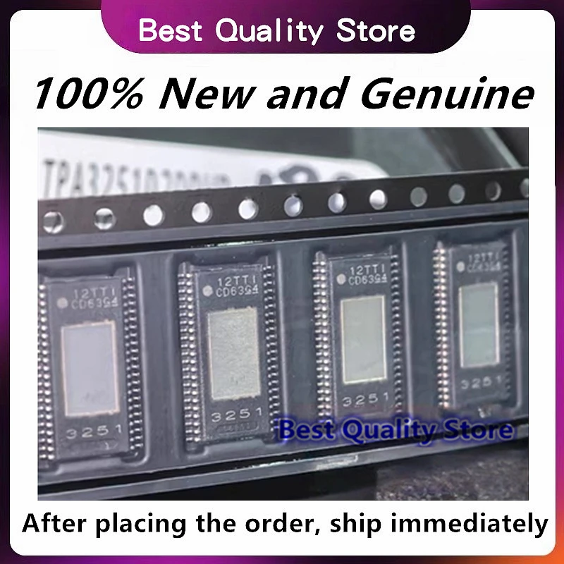 

5 шт./лот TPA3251D2DDVR TPA3251D2DDVR TPA3251D2 3251 HTSSOP44 100% новый и подлинный