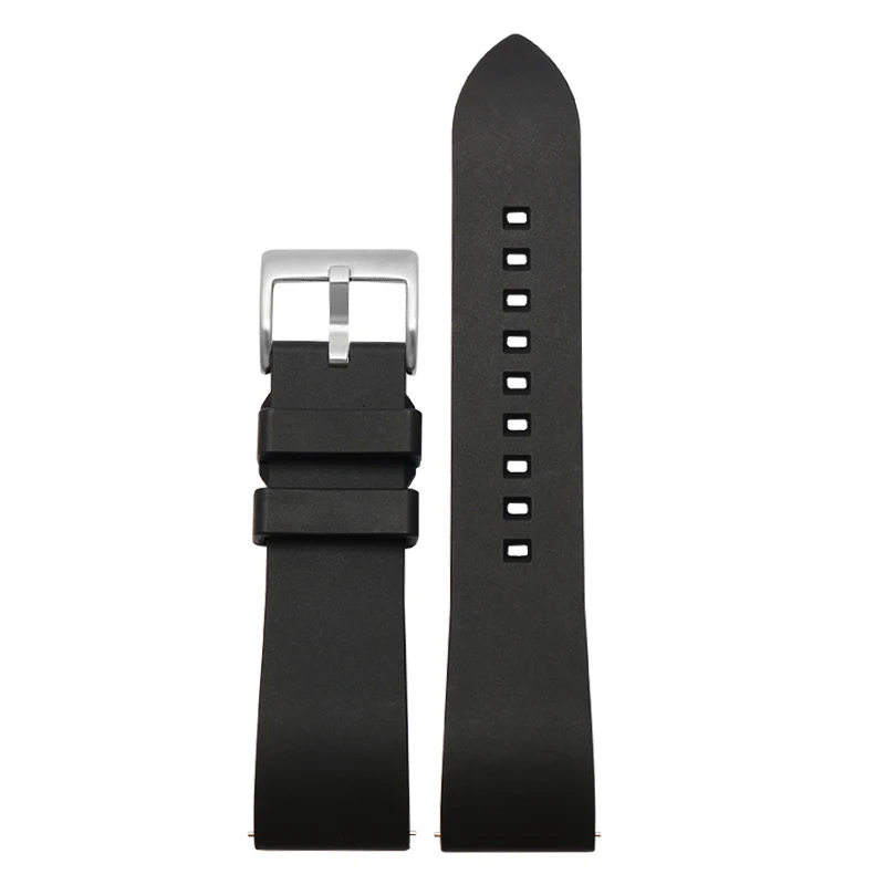 Correa de reloj Universal de goma flúor para Citizen Blue Angel I y II AT8020 JY8078, correa de silicona suave e impermeable