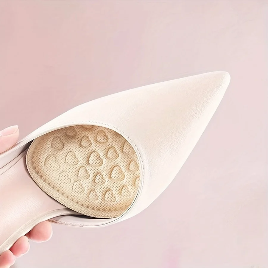 12pcs Soft Forefoot Pads For High-heeled Shoes, Half Insoles, Comfortable Forefoot Cushions For Foot Care