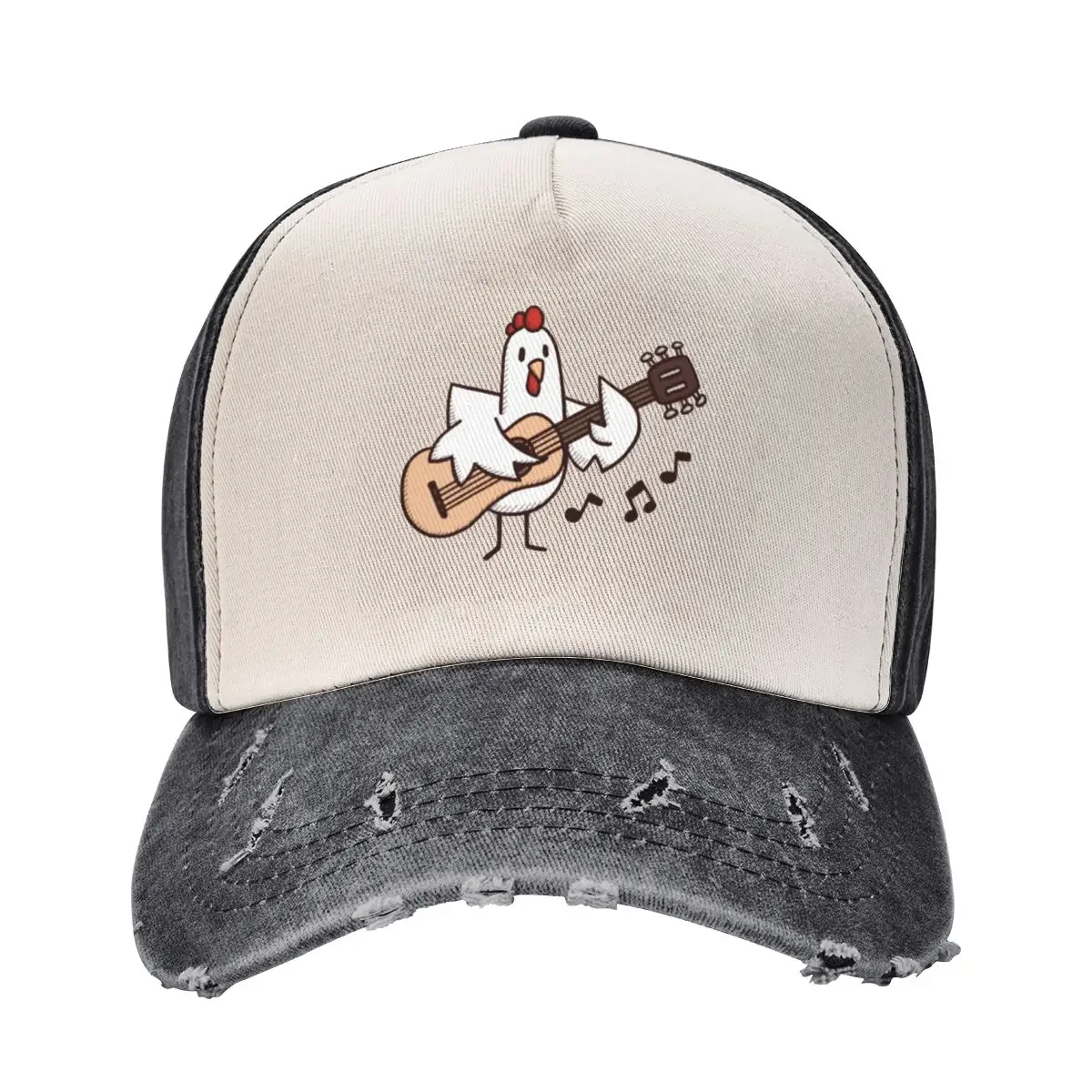 

Guitar Chicken Baseball Cap fun hats Funny hats fashionable Women Hats Men's