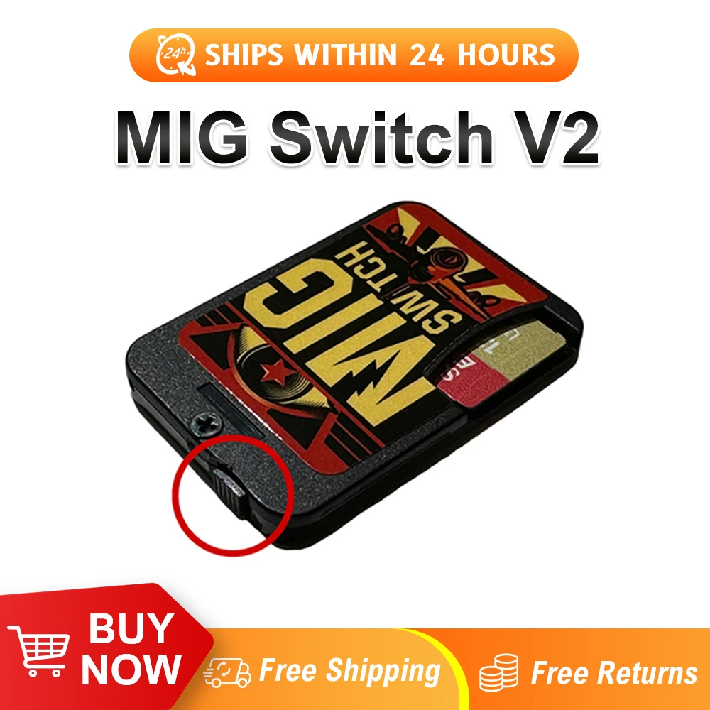 MIG Switch V2 NS Flash Cartridge Gaming Console Everdrive Modified Chip plug&play Mig V1 universal card NS switch