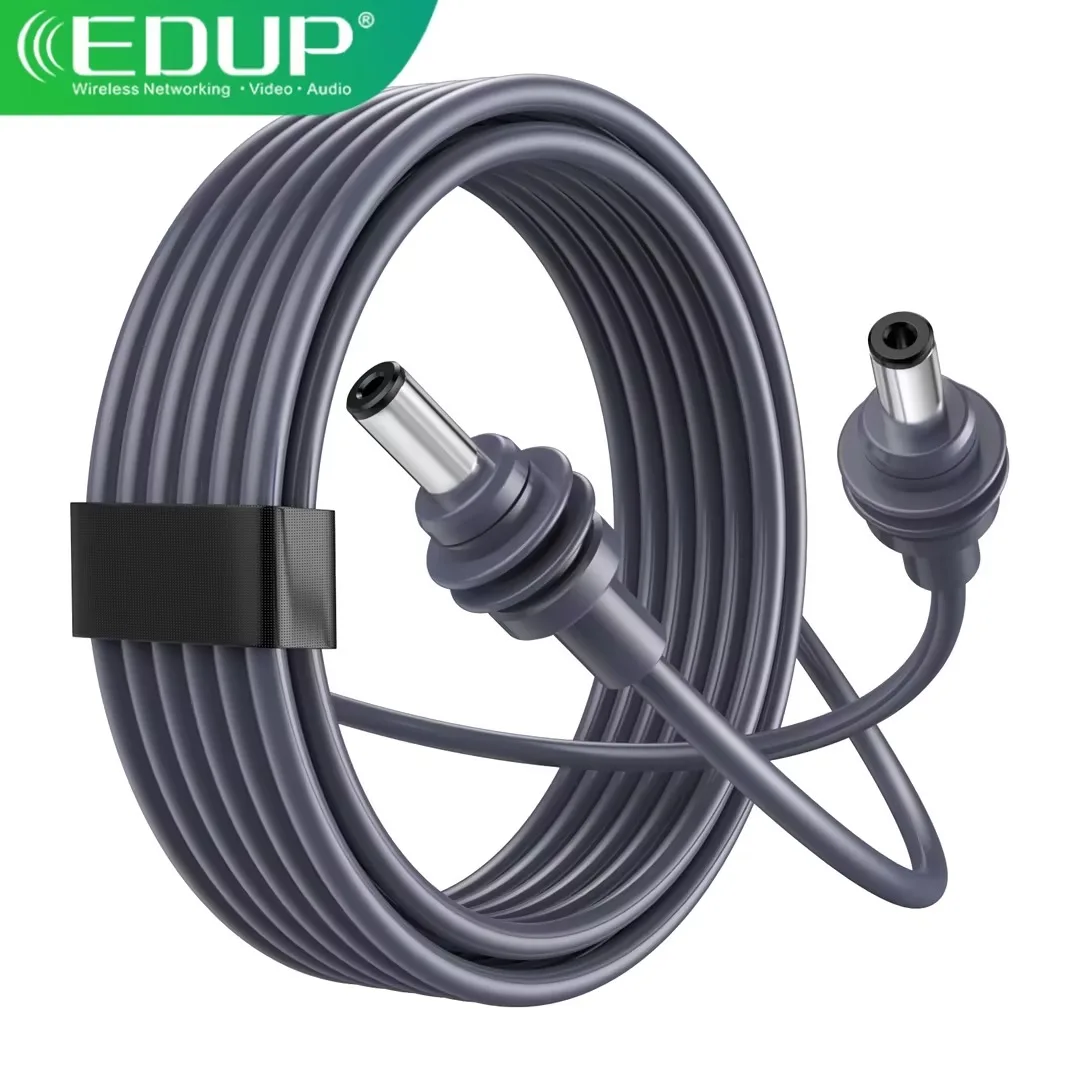 

EDUP SK0098-15M Starlink Мини-кабель питания постоянного тока Кабель питания постоянного тока в нескольких длинах Водонепроницаемый кабель питания постоянного тока в постоянный