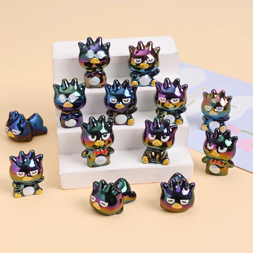 

10 шт. Sanrio 3D крутые бусины из смолы с пингвином, несколько форм, случайно смешанные для ребенка, сделай сам, зажим для соски, цепочка для жевания, изготовление ювелирных изделий