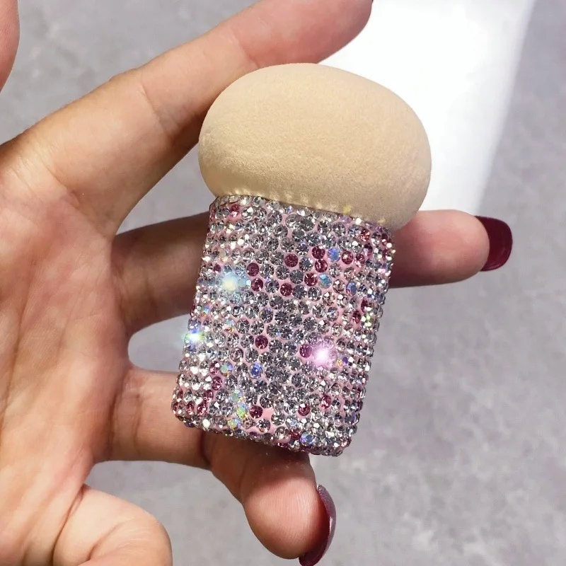 

Diamond Handle Mushroom Head Air Cushion Makeup Puff Soft Dry Wet Dual-use Make Up Sponges Loose Powder Brushes Beauty Egg Tools