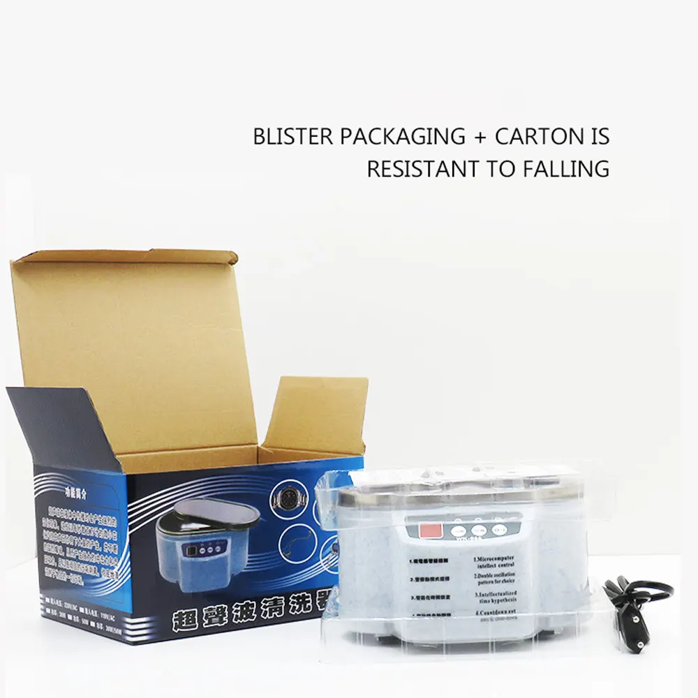 آلة التنظيف بالموجات فوق الصوتية متعددة الأغراض المجوهرات/نظارات الأنظف المزدوج التردد غسالة زجاج أدوات تنظيف WK-968