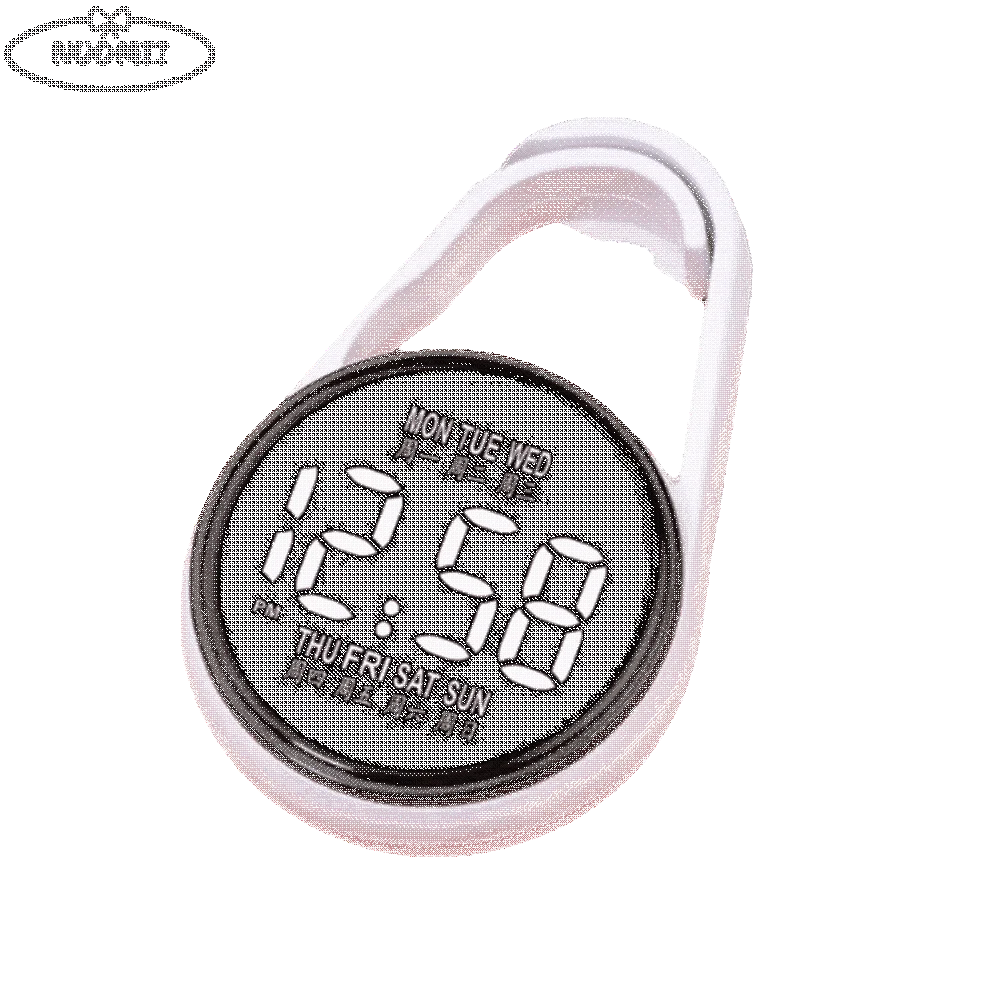 2Pcs Waterproof LED Electronic Hanging Watch Portable Digital Display Digital Electronic Hanging Watch LED Display Luminous