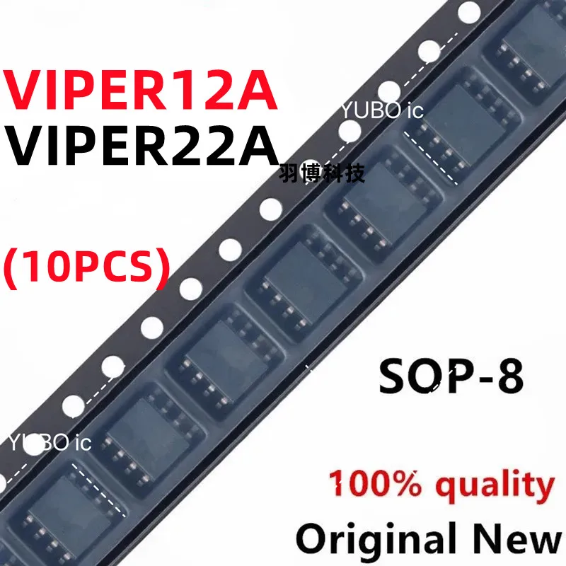 (10piece) 100% New VIPER22A VIPER22AS VIPER22ASTR VIPER22ASTR-E VIPER12A VIPER12AS VIPER12ASTR VIPER12ASTR-E sop-8 Chipset