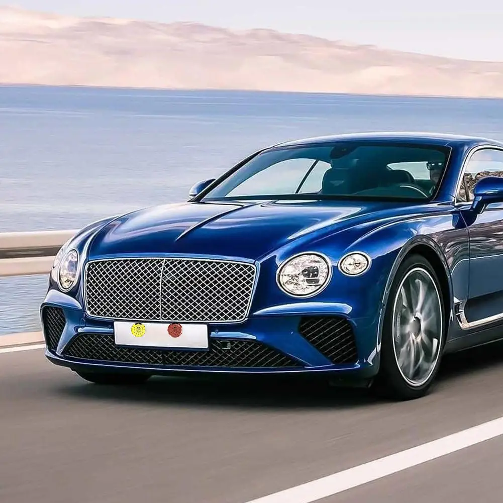 ملصق مقبب جل ثلاثي الأبعاد ملصق فحص لوحة الترخيص الألمانية E8C1 #1