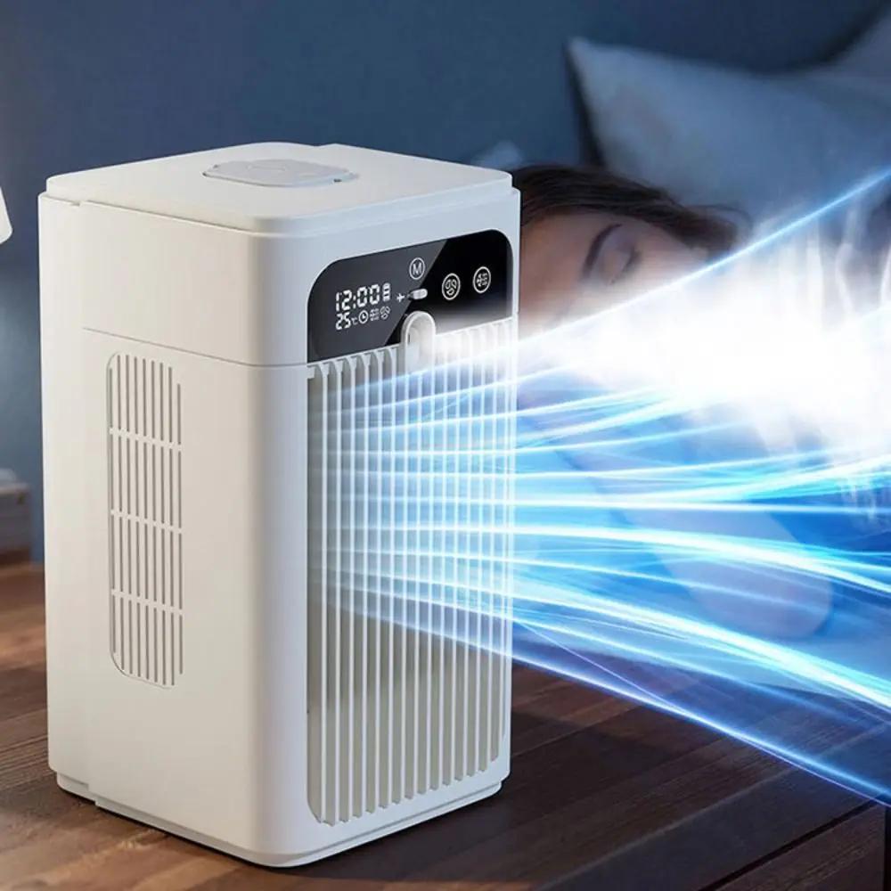 ventilatore-da-tavolo-con-display-digitale-e-umidificatore-timer-intelligente-blocco-di-sicurezza-mini-raffreddatore-d'aria-regolazione-a-2-velocita-ricaricabile