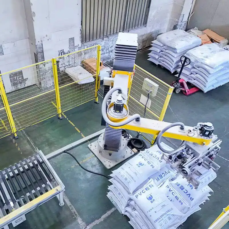 

Fully automatic industrial robot 4 axisrobotic palletizer for boxes and pallets1-year warranty