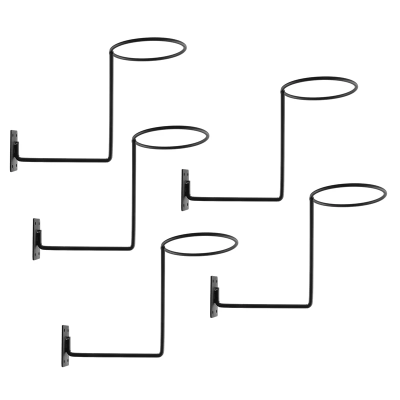 ABWR-5Pcs helm logam, helm pemegang helm rak gantungan dinding dipasang kait untuk mantel, topi, topi dll aksesoris sepeda motor ditingkatkan