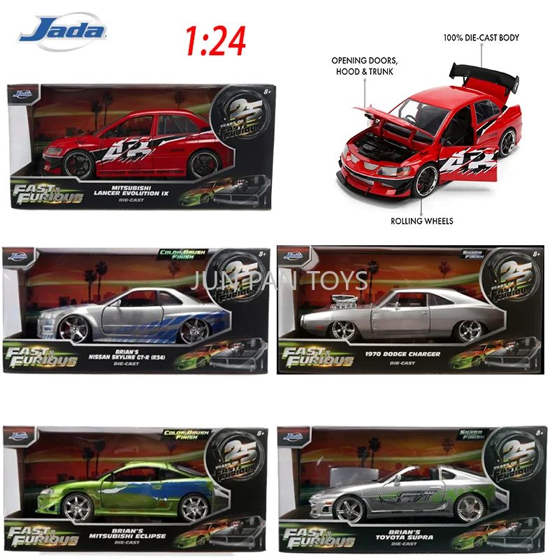 Original Jada Fast & Furious 1:24 Die-Cast Car Model