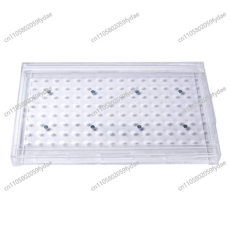 Acrylic Manual Seed Sower 32/50/72/98/105/162/200  Holes - Efficient Seeding Tool for Seedling Tray Garden Nursery Planting
