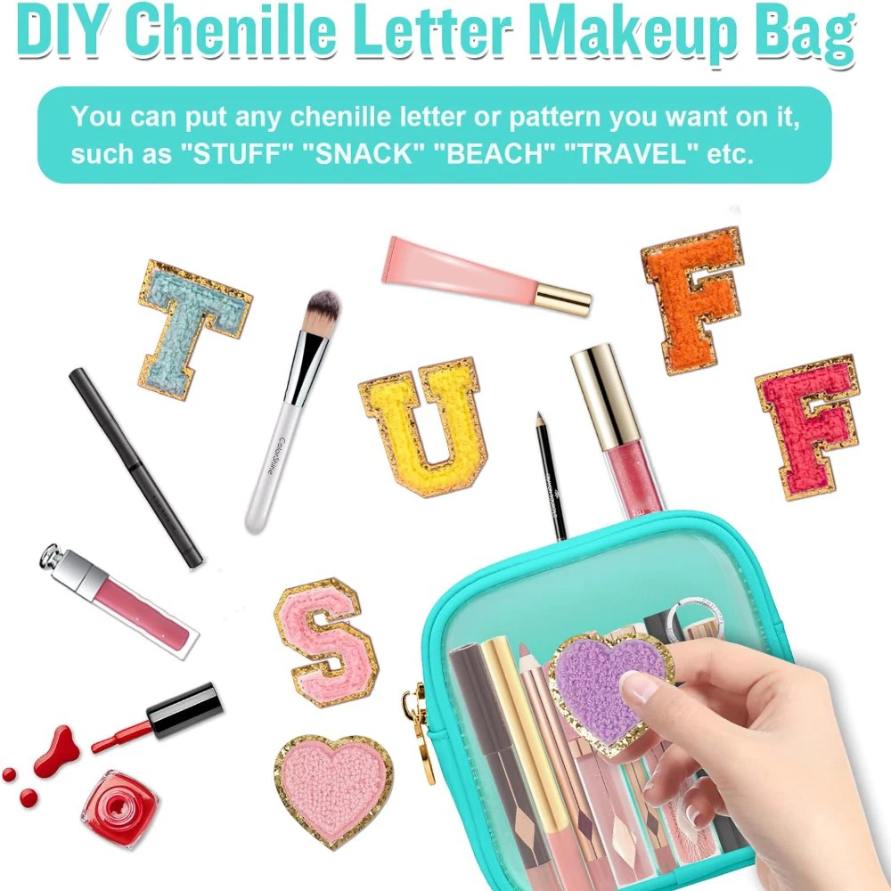 

Mini Pvc Cosmetic Bag Waterproof Multi-function Storage Bags Zipper Small Cosmetic Pouch Girls