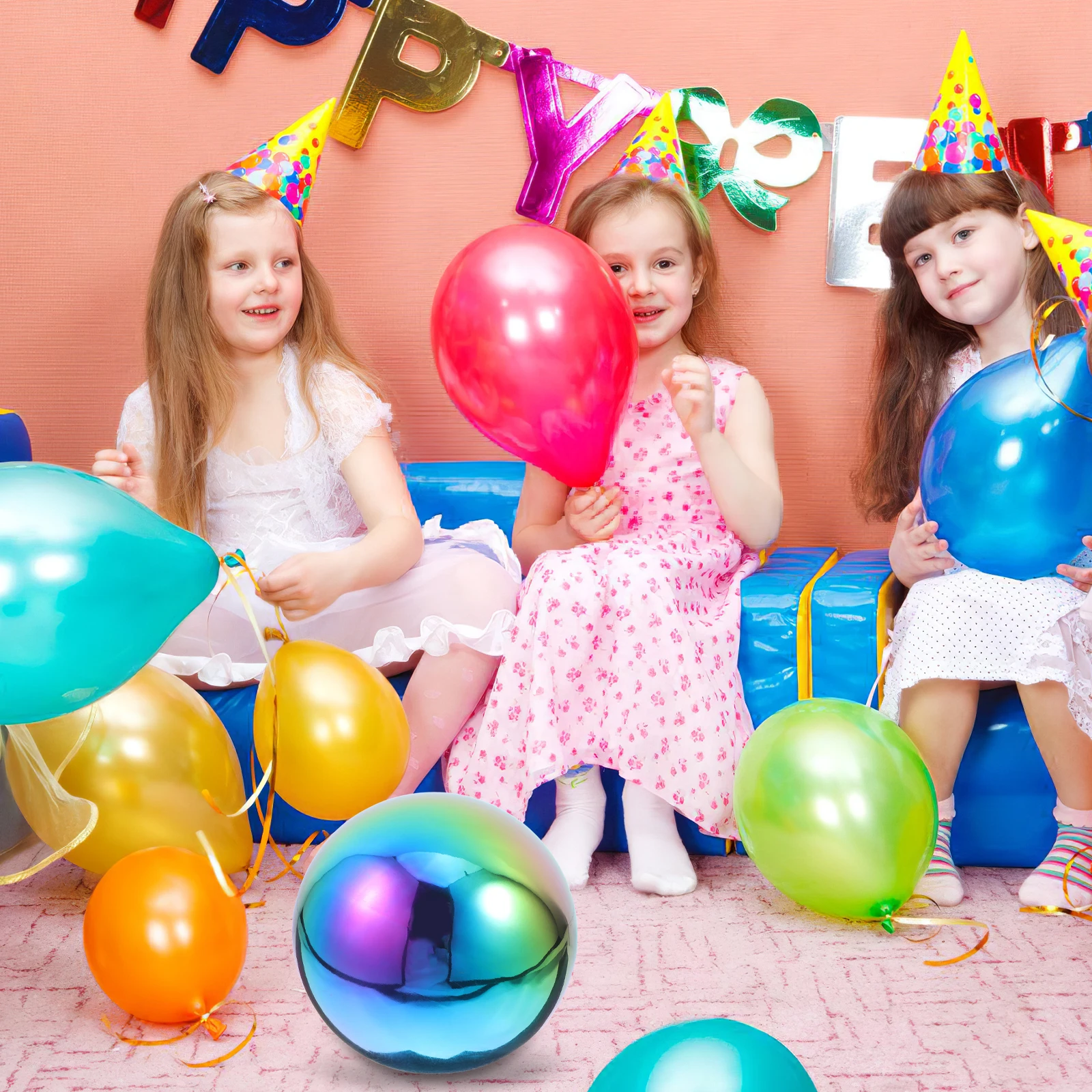 

1Pcs Seven-Color Hollow Stainless Steel Ball 150mm Mirror Polished Multi-Purpose Metal Ball Smooth Polished Surface Home