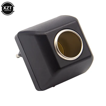 Adaptador de CA con enchufe para coche, cargador automático, enchufe europeo de 220V CA a 12V CC para uso en dispositivos electrónicos de coche en casa, 1 ud.