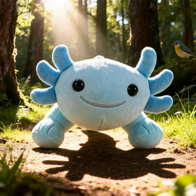 25cm Kawaii Kreskówkowy Salamander Axolotl Pluszowa Zabawka Maskotka Pluszaki Lalka Prezent Urodzinowy dla Dzieci Dekoracja Pokoju