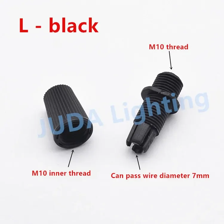 Plastic Wire lock cap M10 tooth thread cable clip wire grip for ceiling lamp led chandelier Plastic washer M4 plastic nut