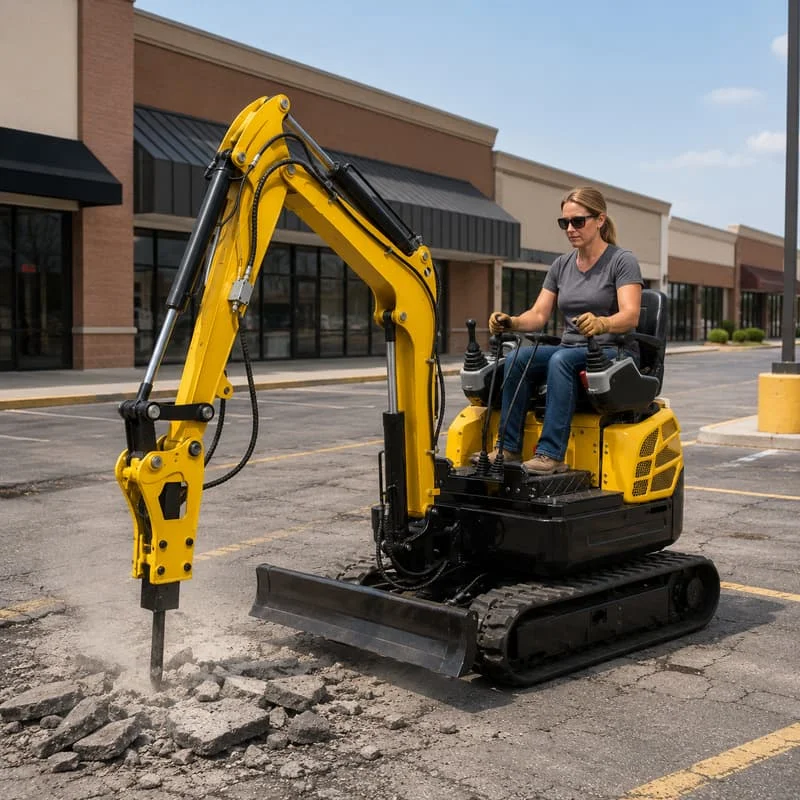 Compact Excavator 2 Ton Mini Digger CE Euro5 Customized Design with Bucket Attachment for Digging Earthmoving Tasks