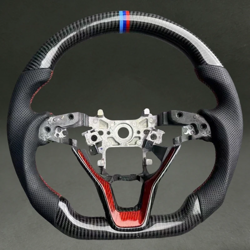 The Newly Designed Steering Wheel Suitable for the 10th Accord Black Real Carbon Fiber for 10th Honda Accord 2018 2016 2020 Hot