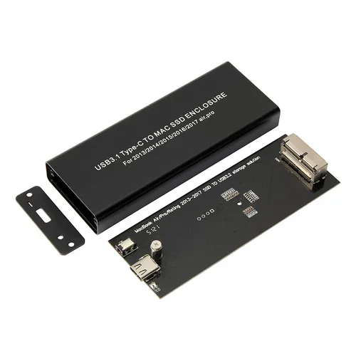 Imagen 2 del producto Macbook SSD caja para Apple Macbook Air Pro Retina 2013 2014 2015 2016 2017 USB 3,2 a MAC caja de disco duro NVME