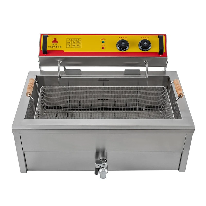 25L large-capacity electric fryer, commercial electric fryer, fried fritters, chicken fried fritters, frying machine