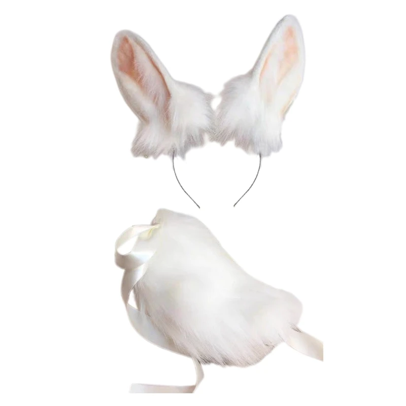 

Rabbit Tail Cosplay Accessories Party Costume Sexy Rabbit Headband Animation Hair Hoop for Masquerade ComicCon