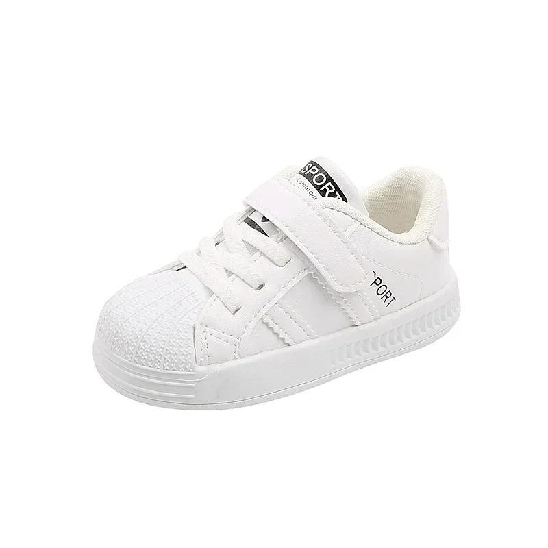 Scarpe Casual per bambini Sneakers ragazzi Sport Sneaker da Tennis traspirante scarpe da bambina per bambini scarpe da corsa piatte bianche di moda