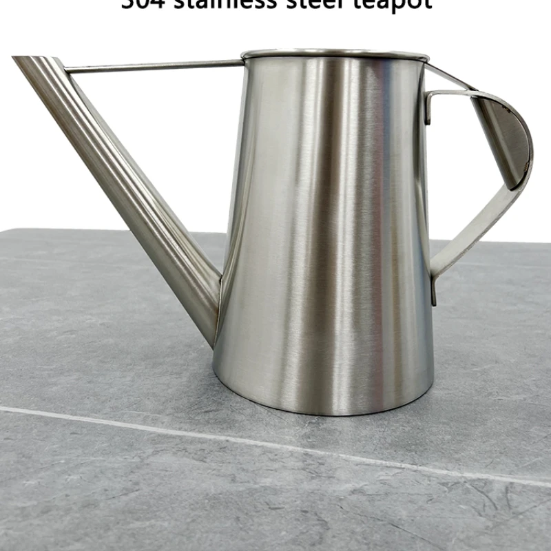 

Stainless steel milk tea pot old Nanyang special coffee pot Hong Kong-style Assam commercial teapot