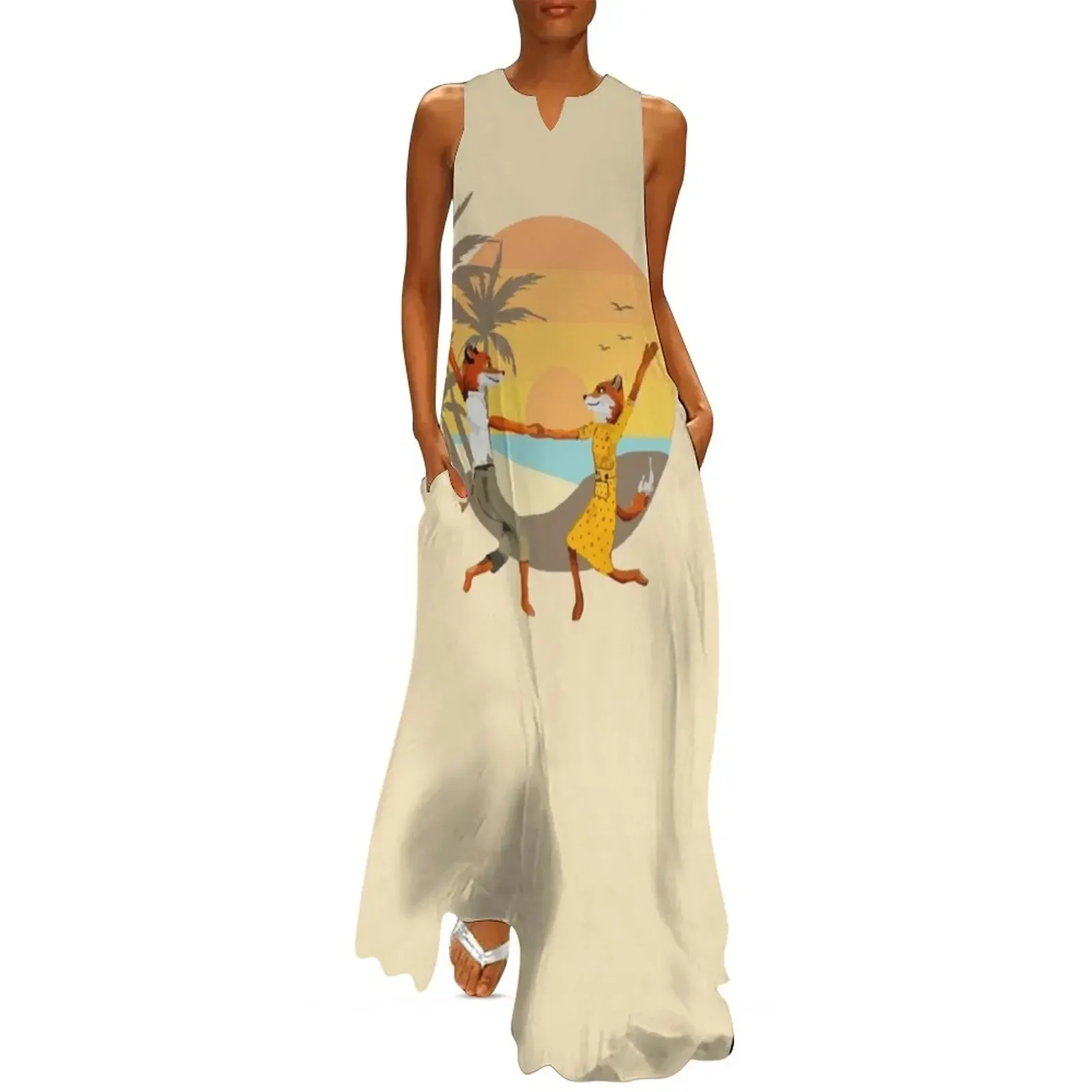 

Fantastic Mr. and Mrs. Fox Valentine's day Long Dress Dresses for wedding party summer dresses women 2025 Clothing Dress